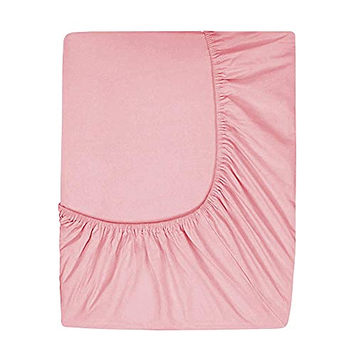 Comfy Basics Prime Deep Pocket Fitted Sheet - Brushed Velvety Microfiber - Breathable, Extra Soft And Comfortable - Winkle, Fade, Stain Resistant (Salmon, Queen) #TOP11