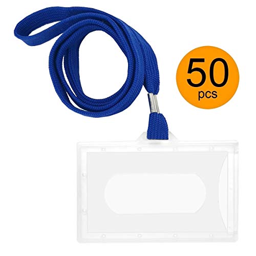 Placas para nombre D.RECT con cinta y funda transparente para eventos y oficinas, pack de 50 2