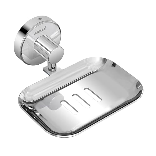 Image of Plantex (Primax) 304 Grade Stainless Steel Soap Holder /Bathroom Soap Holder /Kitchen Soap Stand for Sink - Bathroom Accessories (Chrome)