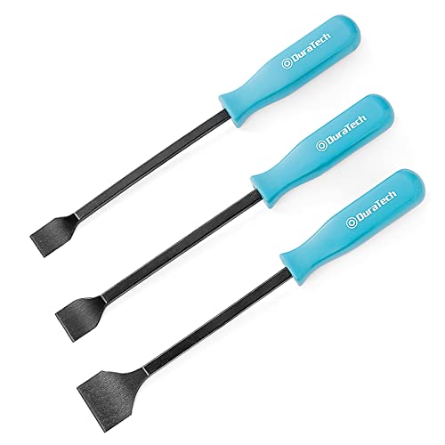 DURATECH Gasket Scraper Set 3-Piece 3/4 1 1-1/2 Sharp Edge Drop Forged for Gasket Removal