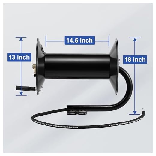 M MINGLE 300ft Pressure Washer Hose Reel