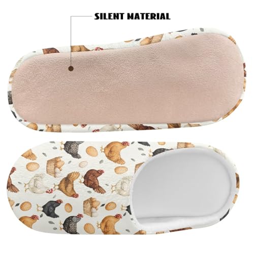 Womens Winter Slippers Comfortable Soft Cozy House Shoes Slip-on Indoor Bedroom Slippers for Women Men3