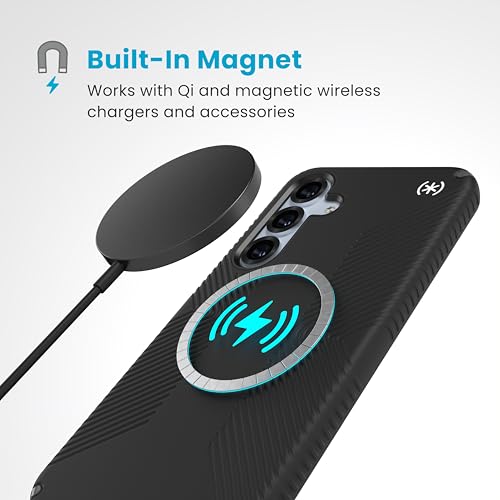 Speck Samsung Galaxy S25 Plus Case - Magnet Case, 13-Foot Drop Protection, No-Slip Grips - Samsung S25 Plus Case Magsafe - Raised Bezel and Enhanced Buttons - Presidio 2 Grip - image 3