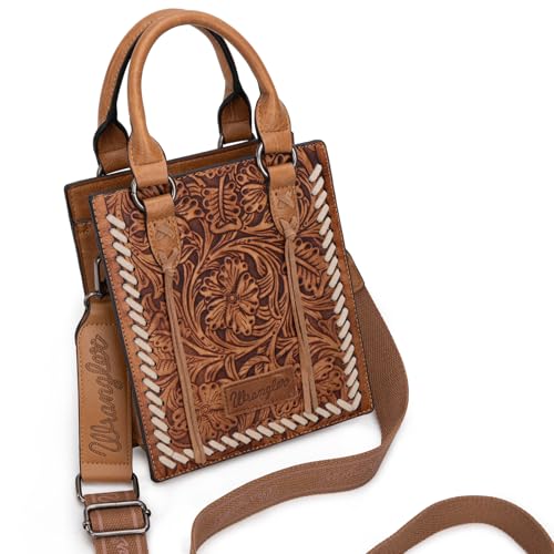 Wrangler Embossed Cross body Purse for Women Top Handle Handbags and Western Mini Tote3