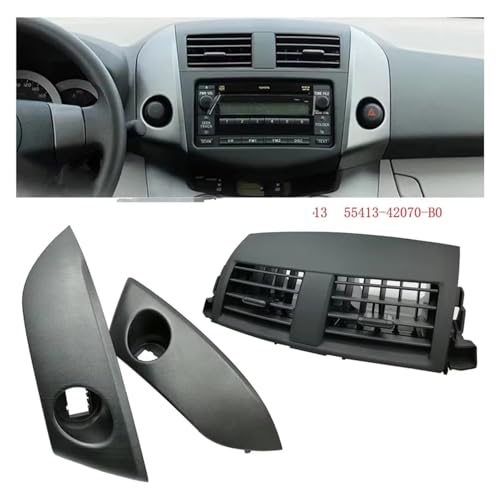 Cache grille d'aération centrale pour Toyota RAV4 2006-2011 55412-42060-B0 - 3