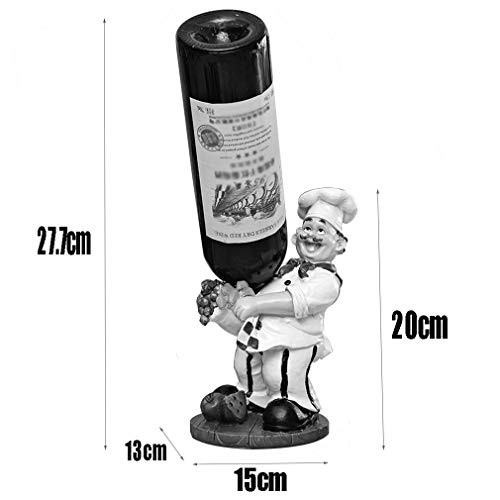 Soporte para botella de vino libre de pie 15x13x20cm miniatura 3
