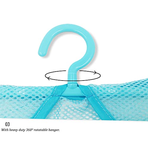 Tuutyss,Multipurpose Clothespin Bag With Hanger,Hanging Storage Mesh Bag For Home Over The Door Pack Of 3 #TOP4