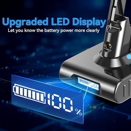 Bonadget Advanced7.0Ah V7 Battery Replacement for Dyson V7 Battery Replacement Compatible with Dyson V7 Animal SV11 Motorhead Cordless Vacuum with LED Power Display (Not for Model V6, V8, V10, V11) by Bonadget - Image 3