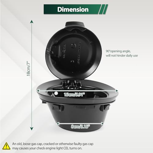 Couvercle trappe essence Challenger 68250120AA pour remplacer pièce usée