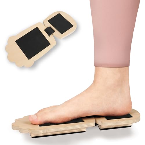 Edudif Tabla de Equilibrio de Ballet para Tobillo y Pie, Entrenador de Una Sola Pierna, Alivio de Esguinces y Fascitis Plantar, Estabilizador
