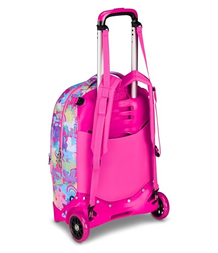 Trolley école contre le mal de dos fille primaire rose - 4