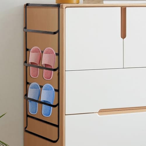 Étagère à chaussures pour porte pour libérer l'espace au sol du placard