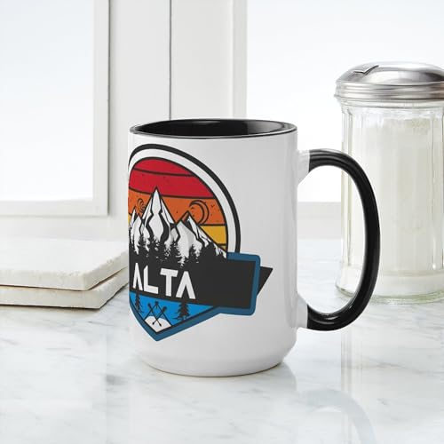 Taza de cerámica 15 oz diseño Alta Utah miniatura 3