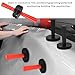 MUQIDA 4 PCS Vinyl Wrap Magnets for Cars Wrap, Car Tinting Crafts Sign Making Position Tools Magnets Holder, Magnetic Support Tints Gripper Tool for Car Wrapping Applications (Red)