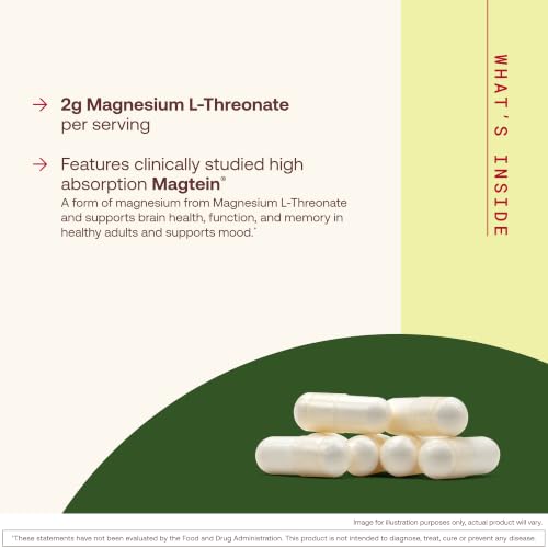 Jarrow MagMind Magtein Magnesium L-Threonate, 90 Capsules - image 3