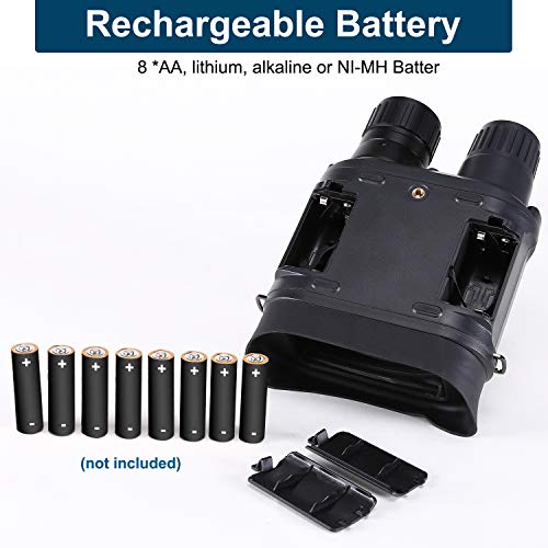 Digitales Nachtsicht Fernglas für die Jagd 7x31 mit 4 Zoll TFT LCD HD-Infrarot IR Kamera und Camcorder mit Einer… – Bild 6