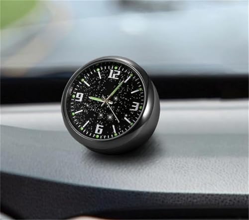 に適用レクサス雷克?斯NX/IS/UX/RX/GS/CT/ES/LX/LS/GX/RC-F/LCに適合自動車用時計 車載時計 高精度 純正風 夜光 蓄光針車用クオーツ時計 発光カーウォッチ ラウンドカーウォッチ 車のコンパス時計 3M 貼り付け可能なデザイ