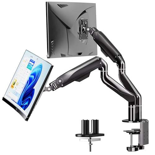 BIZUM Dual Monitor Stand for 17″-42", Heavy Dut...