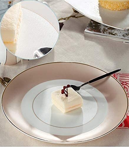 Zestawy obiadowe Zestaw naczyń, Porcelana kostna 50-szt. Bankiet, Luksusowa zastawa stołowa z porcelany kostnej, Serwis dla 10 europejskich osób w stylu retro