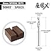 ZahyoX 6mm Shank Downcut Spiral CNC Router Bit, 6mm Cutting Diameter, 6mm Shank Diameter - 25mm Cutting Diameter - 64mm Overall Length, Double Flute Solid Carbide CNC End Mill