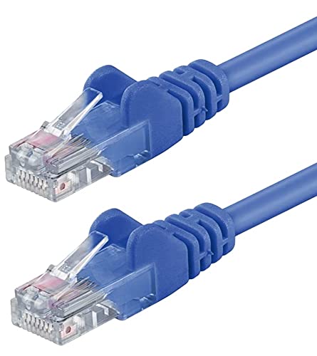 INTELLINET PATCH CABLE CAT 5E UTP BLUE 1FT SNAGLESS BOOT