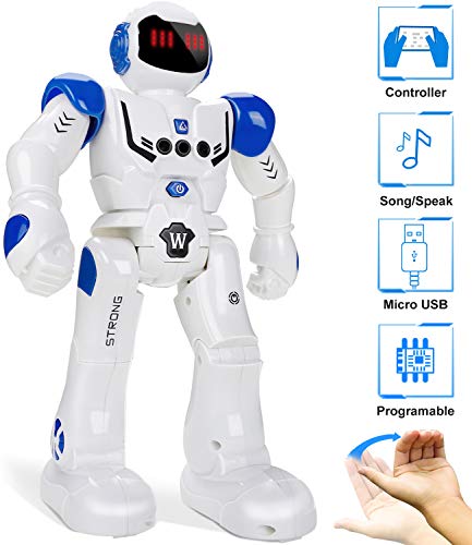 Remote Control Robots for Kids, 2020 Smart Programmable Robot Toys - Infrared Sensing & Gesture Controller, Singing Dancing Toy for 3 4 5 6 7 8 9 10 11 12 Year Old Boys Girls Christmas Birthday Gift