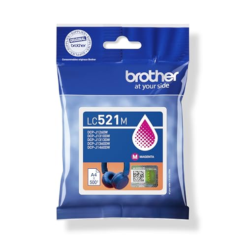 Brother LC521M Cartouche d'encre Authentique - Magenta