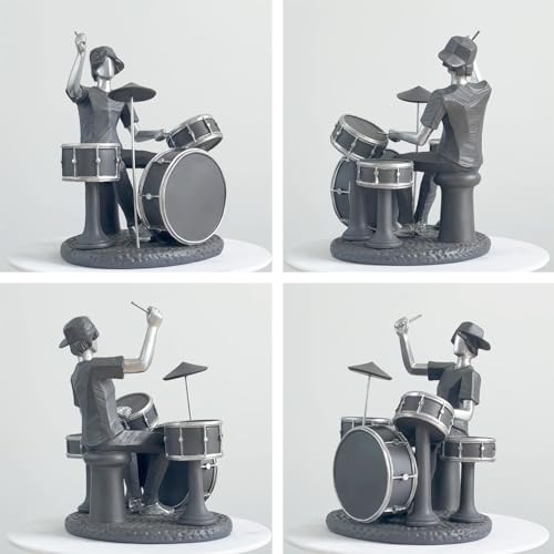 Estatua Decorativa Musical Moderna de Resina 8.1 in miniatura 2