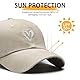 TAGVO Baseball Cap Unisex - Faltbar Verstellbar Passform Basecap, Klassisch Gewaschene Baseballmütze mit Schirmbestickung, Sport Cap Sonnenschutz Baseballkappe aus 100% Baumwolle Damen und Herren