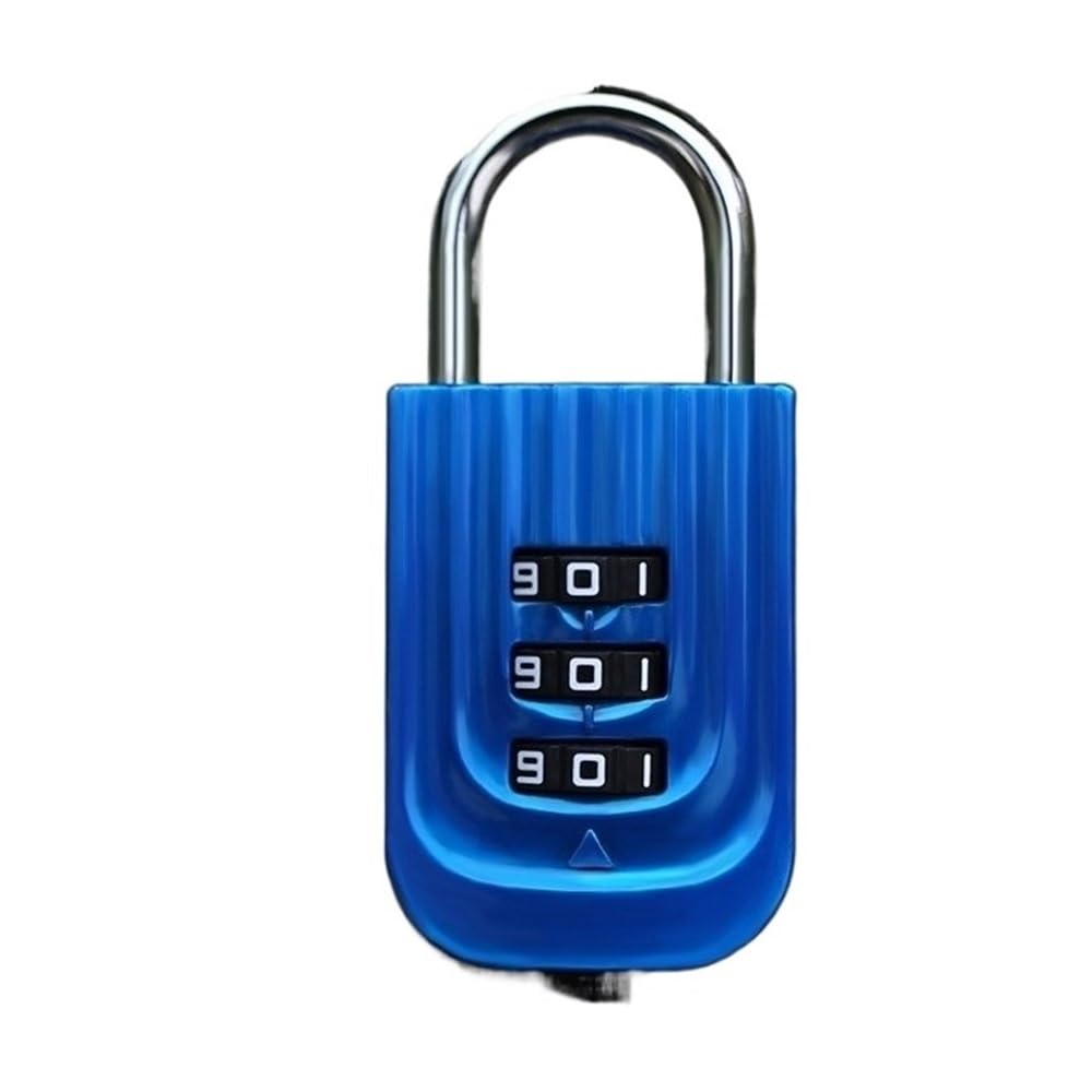 Gnyvzxplq Blu Suitcase Locks, 3 Digit Password Lock For Suitcase Luggage Travel Outdoor Tools Multicolor(Blu)