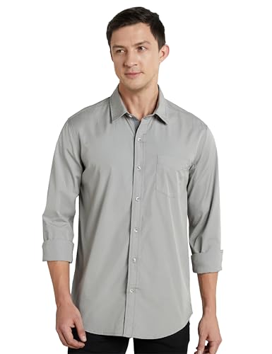 Image of Symbol Premium Men's Casual Cotton Poplin Shirt (Regular Fit)