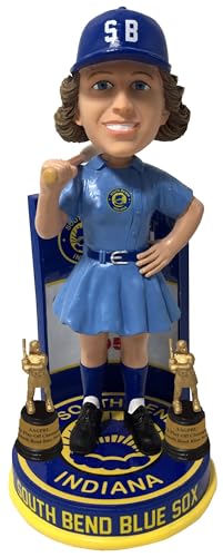 South Bend Blue Sox Champions Bobblehead AAGPBL Baseball