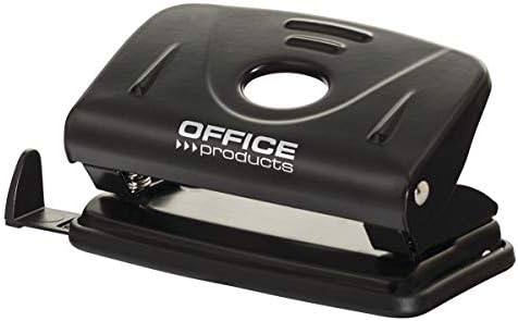 Dziurkacz OFFICE PRODUCTS Dziurkuje do 12 Kartek Metal Czarny/Drobne Akcesoria Biurowe/Typ-Standard/Materiał-Metal/Ilość Kartek-12 / Kolor-Czarny/Rozmiar-A4/A5/A6/888