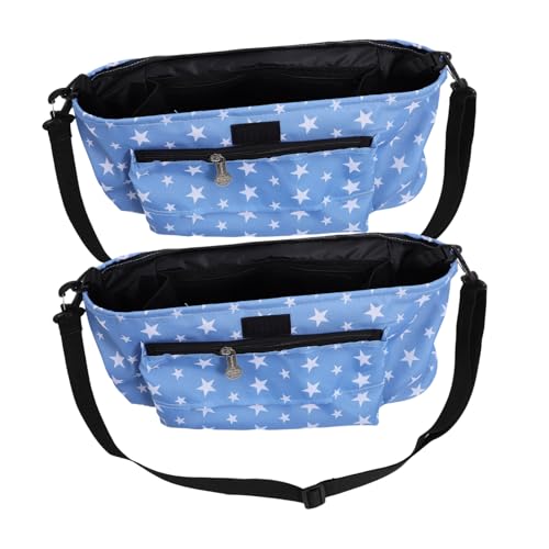 MOLUCKFU Baby Stroller Organizer Baby Storage Diaper Bag Shoulder Bag Stroller Bag for Travel Baby Bottle Carrier Universal Stroller Organizer Caddy