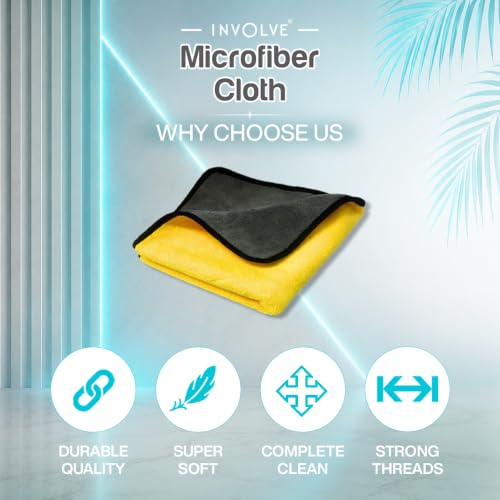 Image of Involve Combo Offer : Involve Element Pro Meteor Shower + Microfiber Cloth (Multicolor) car accessories| car air freshener |Car fresheners|Microfiber cloth for car
