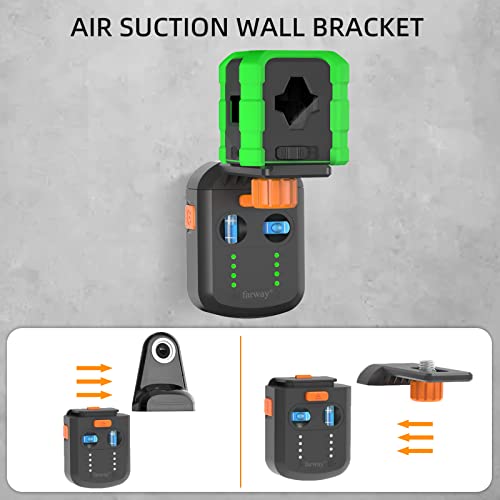 Farway 3-In-1 Laser Level Tool With Dust Collector And Wall Bracket - Perfect For Picture Hanging, Painting, And Home Renovations #TOP3