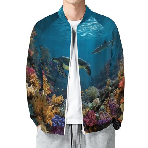 Blousons de Vol Activewear Bleu Foncé pour Homme Cherchant Confort et Style
