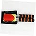 BESPORTBLE Referee Flag Set Flag Hand Patrol Border Durable Stainless Steel Sponge Material