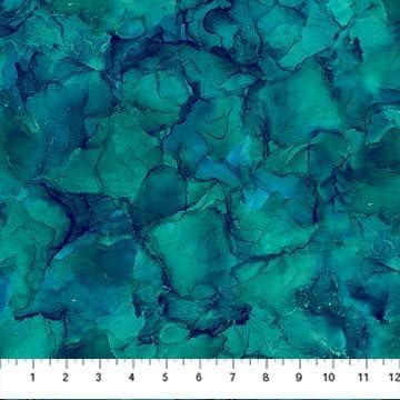 Northcott Cedarcrest Falls by Deborah Edwards & Melanie Samra DP26911 68 Dk Blue Stone Texture Fabric, Mixed