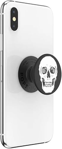 Miniatura 8 de PopSockets Agarre para teléfono con soporte expansible, Skull PopGrip - Shaky Bones