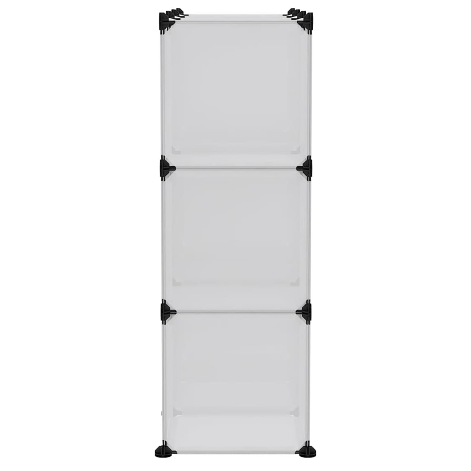 Organizador de Cubos de Almacenamiento Modular - 9 Cubos, Estante de Plástico PP, Resistente, Fácil Montaje, para Hogar y Oficina