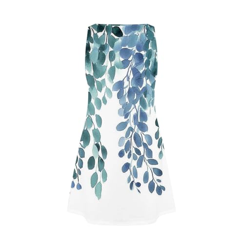 Robe décontractée à fleurs col en V avec poches latérales invisibles