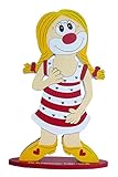  LED Lampe Clown ~ Die Schmitzens Clown Mädchen ~ Dekofigur Karneval Batterie