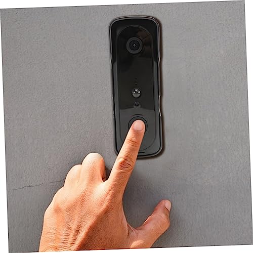 KICHOUSE Olho Mágico Campainha Campainha Sem Fio Inteligente Campainha Visual Monitor Inteligente Fo
