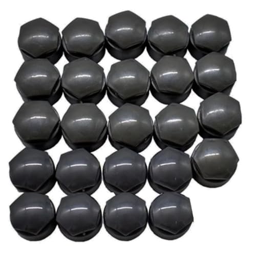 Protector para cubo de rueda Audi A4 A5 A6 y tornillos de llanta negros de 25mm contra corrosión