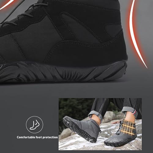 2026 Winter Barefoot Shoes Women, Pro-Healthy&Non-Slip Water Shoe, Wide Toe Box Ankle boots, Minimalist Waterproof Shoes4