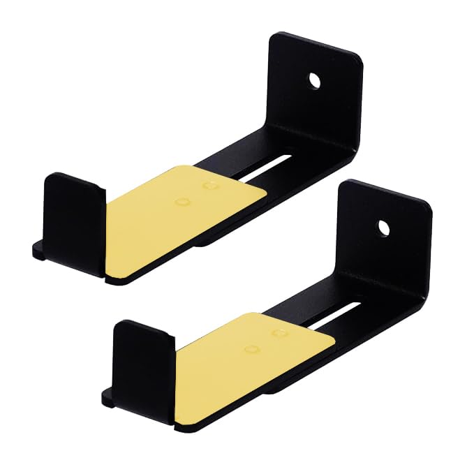 Viewlite Premium 3 Soundbar Wall Mount Stand – Bracket Universal Type 2 No’s - Dimensions : 50 x 40 x 99 mm (W x H x D) - (Materiel : Steel/Color : Black) (Length : 90mm -145mm) (B0D3YKK3VX) Amazon Price History, Amazon Price Tracker