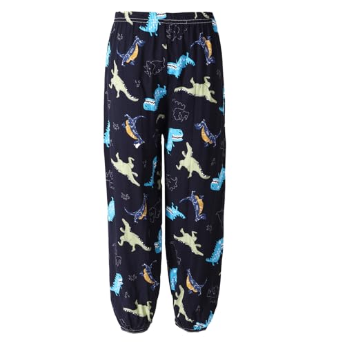 JEYPINMI Toddler Boys Girls Elastic Basic Harem Long Pants Casual Bloomers Summer Printed Soft Trousers2