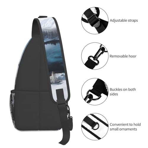 Bolso cruzado impermeable para trekking y viaje miniatura 5