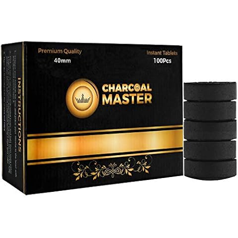 CHARCOAL MASTER Coal Instant Light – Set of 100 Charcoal Disks Cover